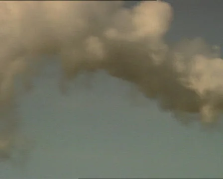 Smoke In The Sky Close Up Stock Footage 299633
