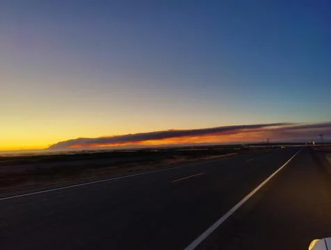 Smoke in the sky Stock Photos