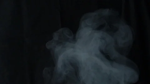 Smoke slow motion on black background, video slow motion, 스톡 동영상 109213049