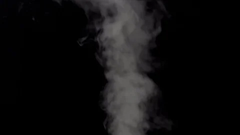 Smoke in slow motion on black background. Stock Footage 112428590