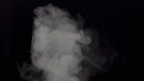 Smoke in slow motion on black background. Stock Footage 112429371
