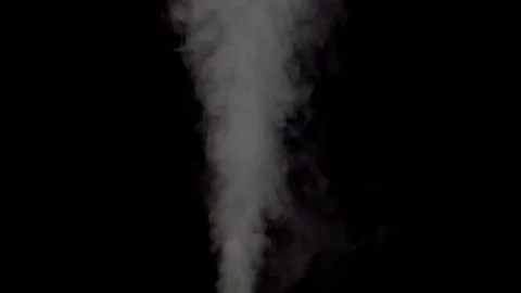 Smoke in slow motion on black background. Stock Footage 112430442
