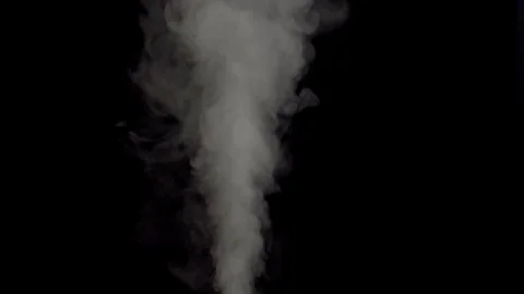 Smoke in slow motion on black background. Stock Footage 112430622