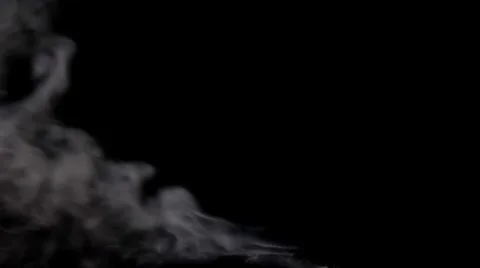 Smoke Small Windy 05 Stock-Footage 8548345