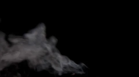 Smoke Small Windy 07 Stock-Footage 8548346