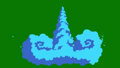 Smoke, Smoke Elements motion graphics, fog, steam effects, wind, blast Видео 321254595