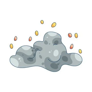 Smoke spark Stock Illustration