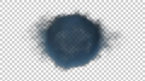 Smoke Sphere - Looped Smoke Simulation Stock Footage 52371076