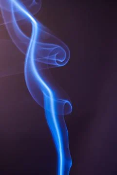 Smoke spiral forms, dynamic abstract design image Stock Illustration