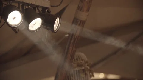 Smoke in Spotlights Video stock 47778391