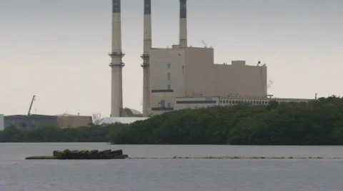 Smoke Stack 01 Stock Footage