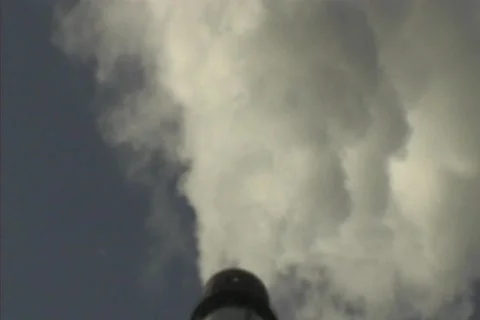 Smoke stack 1 Stock Footage 88387