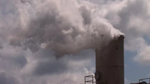 Smoke Stack 2 Stock Footage 5436936