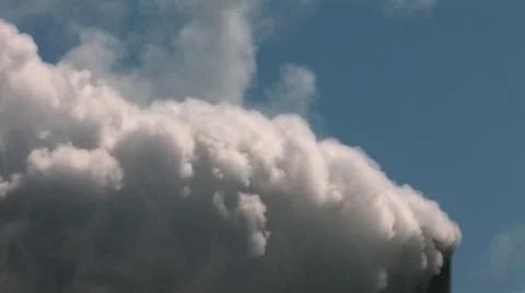 Smoke Stack 5 Stock Footage 5435928