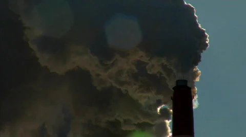 Smoke Stack closeup 1 Video stock 311549