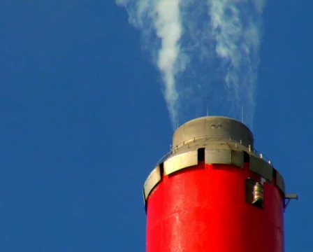 Smoke Stack closeup 2 (PAL) Stock Footage 311301