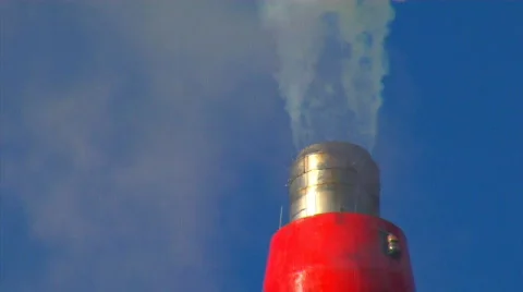 Smoke Stack closeup 3 (720) Video stock 310912