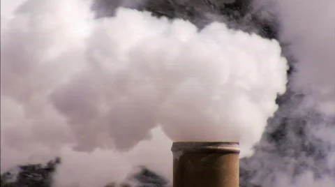 Smoke Stack Stock Footage 98101