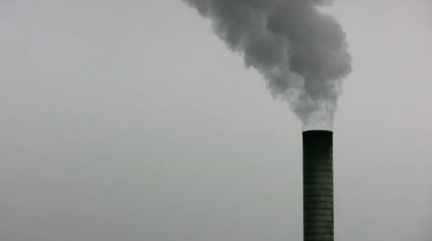 Smoke stack Video stock 500513