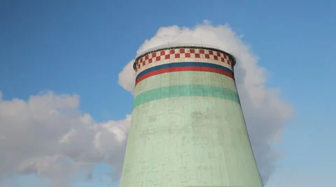 Smoke stack 스톡 동영상 1010396