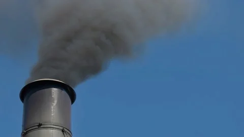 Smoke stack Stock Footage 132463957