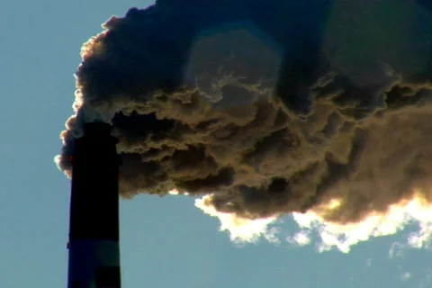 Smoke Stack Silhouette 1 (NTSC) 스톡 동영상 311352