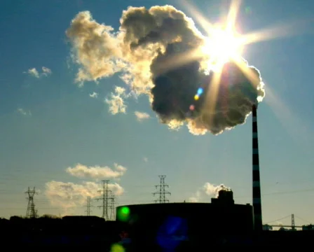 Smoke Stack Silhouette 2 (PAL) Video stock 311348