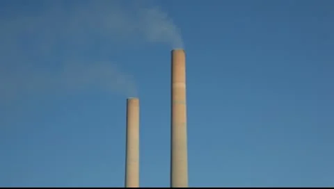 Smoke Stack_LDA P 00333 Video stock 9653635