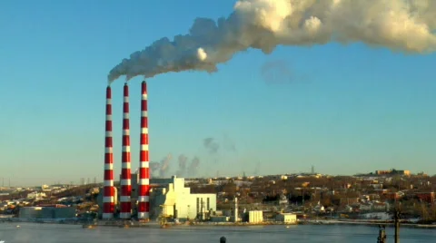 Smoke Stacks 1 (720) Video stock 311087