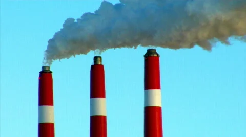 Smoke Stacks 4 (720) Stock Footage 311067