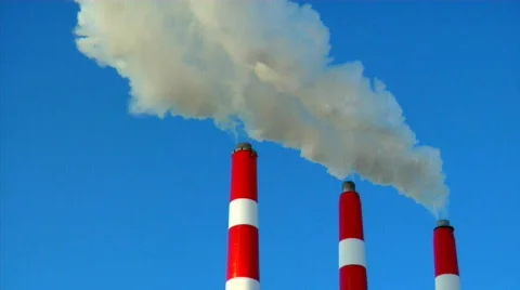 Smoke Stacks 7 (720) Video stock 311046