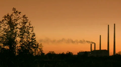 Smoke stacks Stock-Footage 461311