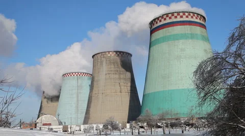 Smoke stacks 스톡 동영상 1011571