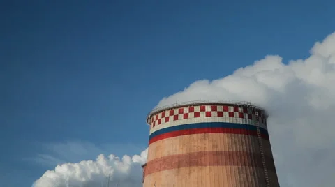 Smoke stacks 库存影片 6696660