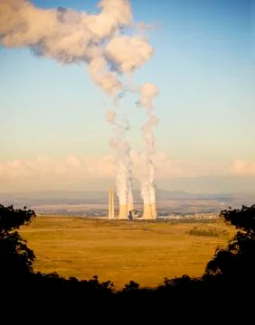Smoke stacks 스톡 사진