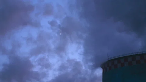 Smoke Stacks Pollution Global Warming Climate Change Stock-Footage 99583346