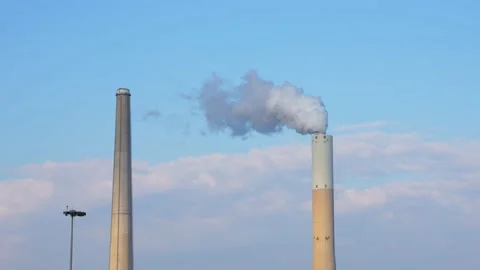 Smoke Stacks Of Teco Power Vidéo 237155489
