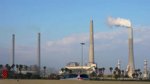 Smoke Stacks Of Teco Power Vidéo 237155986