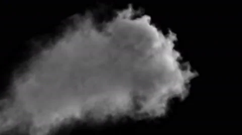 Smoke, steam on a black background. Stock-Footage 65148725