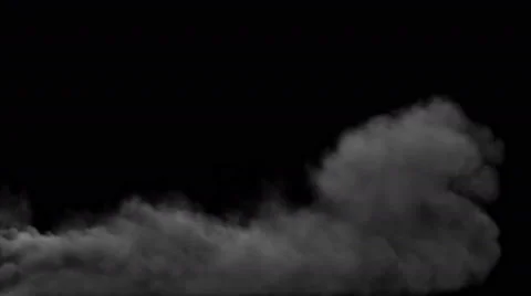 Smoke, steam on a black background. 動画素材 65242842