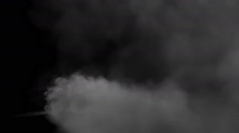 Smoke, steam on a black background. Stock-Footage 65249891
