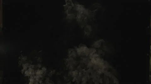 Smoke Steam on black for Visual Effects Stock Footage 203788845