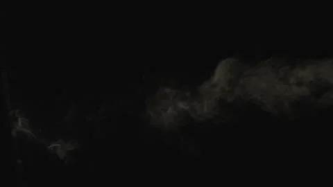 Smoke Steam on black for Visual Effects Stock Footage 203788877
