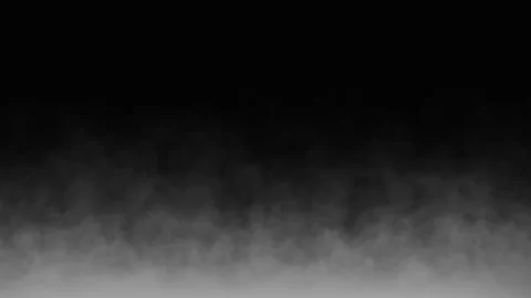 Smoke steam loop on black background . White smoke background Stock Footage 331740120