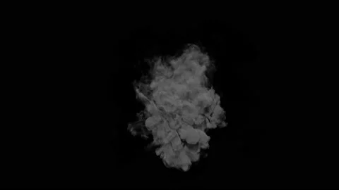 Smoke Steam Loop Stock Footage 135255455