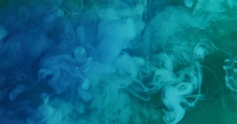 Smoke stream fume explosion wave spreading ink Illustrazione stock