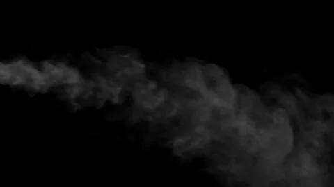 Smoke Stream From Smoking Fast Stock Footage 197215948