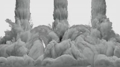 Smoke Streams On Alpha Stock Footage 162510674