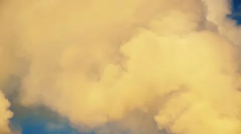 Smoke at a sunset Stock Footage 8632162