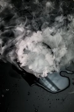 Smoke on table 4 Stock Photos